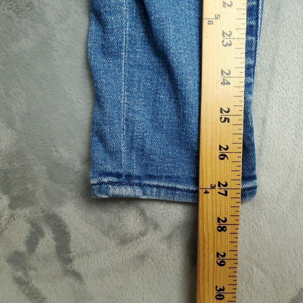 Mother Jeans Womens 23Blue Denim Super Stunner Ankle Double Vision Heart Pocket - Picture 15 of 16